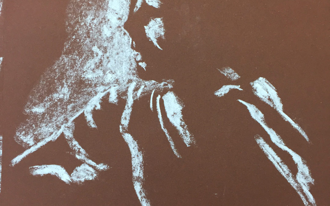 Porträt zeichnen mit Model Dramatisches Licht und Schatten