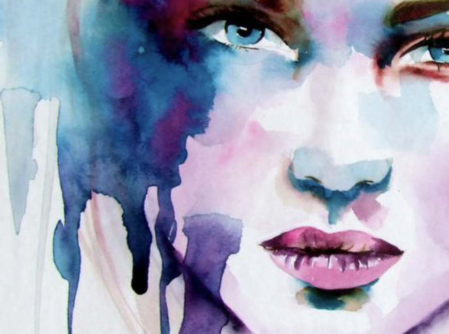 Porträts in Aquarell: die Technik modern eingesetzt
