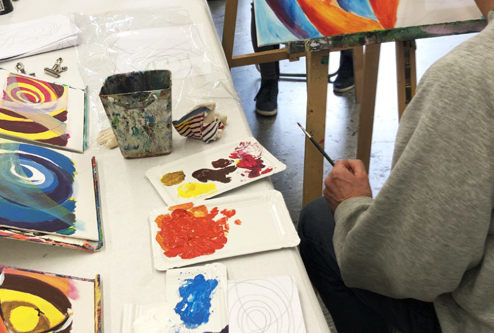 Abstrakter Expressionismus Farbe, Pinselstrich und jede Menge Freiheit – Abgesagt (COVID-19)