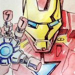 Aquarelltechniken im Comics eingesetzt